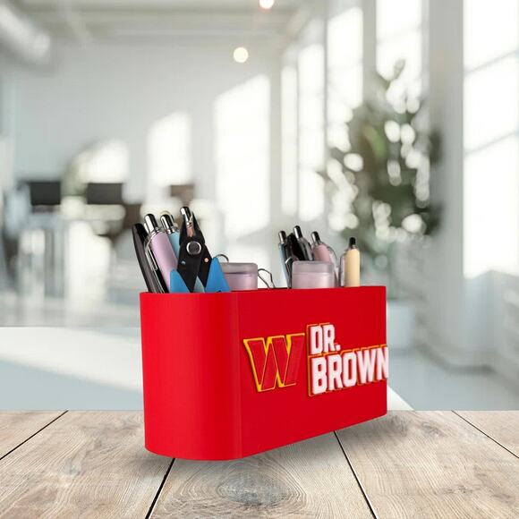 Personalized Washington Commanders Desk Organizer, Commanders Desk Decor - Picture 8 of 10